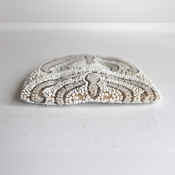 Vintage Beaded Coin Purse, Evening Victorian Style Bling Beads - Picture 8 of 8